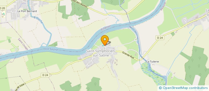 localisation de l'entreprise MONSIEUR CHRISTOPHE FOURE  SAINT-SYMPHORIEN-SUR-SAONE