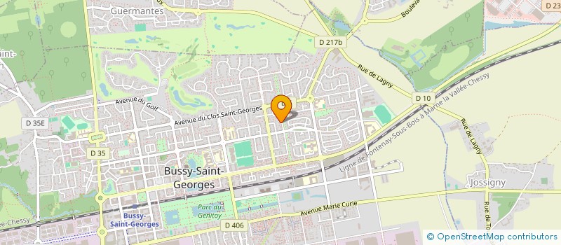 localisation de l'entreprise MONSIEUR CHRISTOPHE FOURIER  BUSSY-SAINT-GEORGES