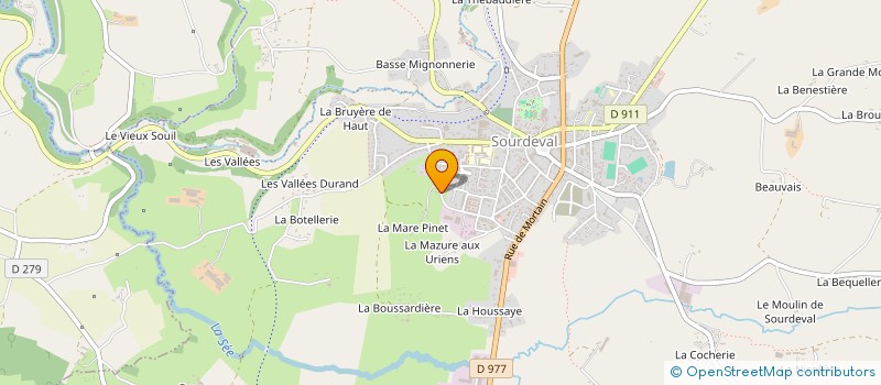 localisation de l'entreprise MONSIEUR CHRISTOPHE FOURMENTIN  SOURDEVAL