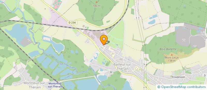 localisation de l'entreprise MONSIEUR CHRISTOPHE FOURMONT  BAILLEUL-SUR-THERAIN