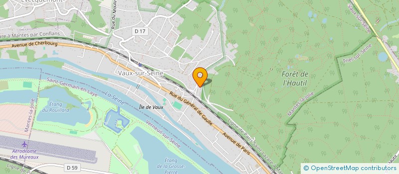 localisation de l'entreprise MONSIEUR CHRISTOPHE FOURNAUX à VAUX-SUR-SEINE