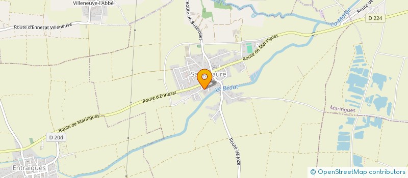 localisation de l'entreprise MONSIEUR CHRISTOPHE FOURNIER  SAINT-LAURE