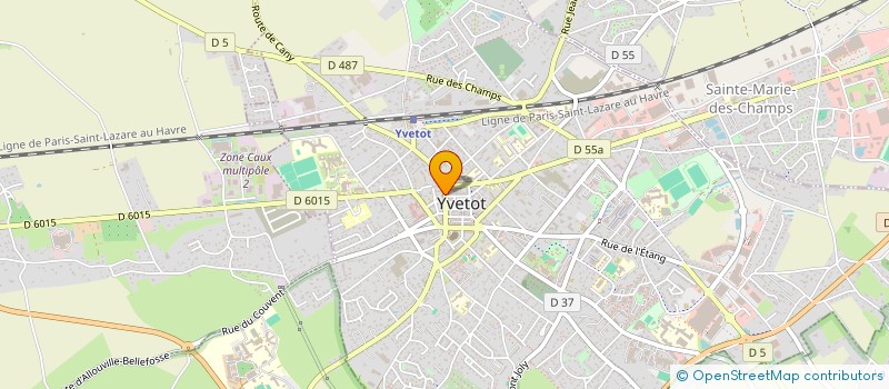 localisation de l'entreprise MONSIEUR CHRISTOPHE FOURNIL  YVETOT