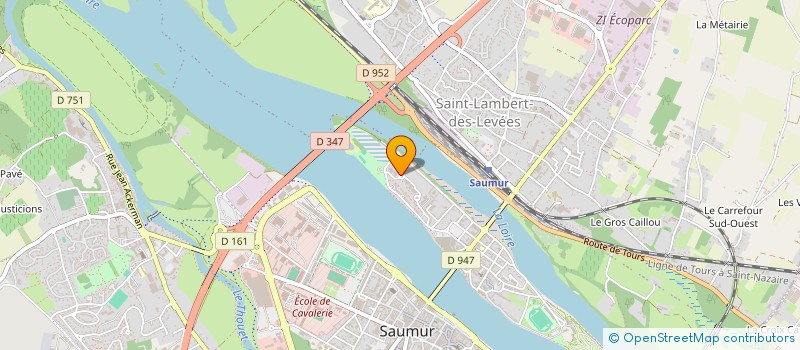 localisation de l'entreprise MONSIEUR CHRISTOPHE FOVET  SAUMUR