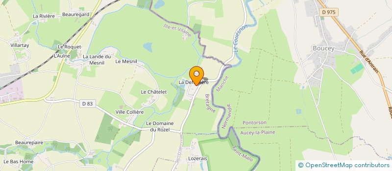 localisation de l'entreprise MONSIEUR CHRISTOPHE FRAIN  PLEINE-FOUGERES