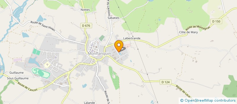 localisation de l'entreprise MONSIEUR CHRISTOPHE FRANCES  MONFLANQUIN