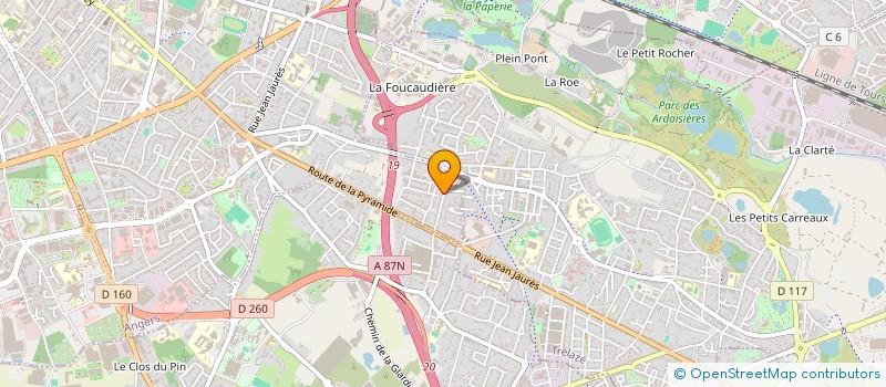 localisation de l'entreprise MONSIEUR CHRISTOPHE FRANCFORT  ANGERS