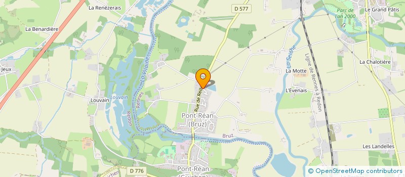 localisation de l'entreprise MONSIEUR CHRISTOPHE FRANCOIS  BRUZ