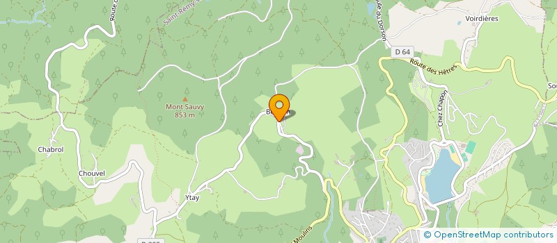 localisation de l'entreprise MONSIEUR CHRISTOPHE FRANCOIS  SAINT-VICTOR-MONTVIANEIX