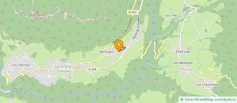 localisation de l'entreprise MONSIEUR CHRISTOPHE FRANCONY  SAINT-JEAN-D'ARVEY