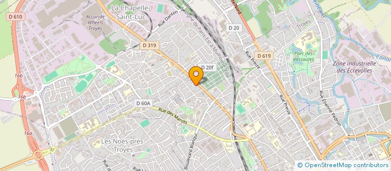 localisation de l'entreprise MONSIEUR CHRISTOPHE FRANCOUR  TROYES