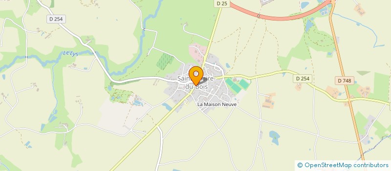 localisation de l'entreprise MONSIEUR CHRISTOPHE FRAPPREAU à LYS-HAUT-LAYON