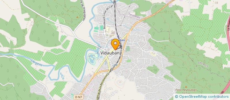 localisation de l'entreprise MONSIEUR CHRISTOPHE FREIHUBER à VIDAUBAN
