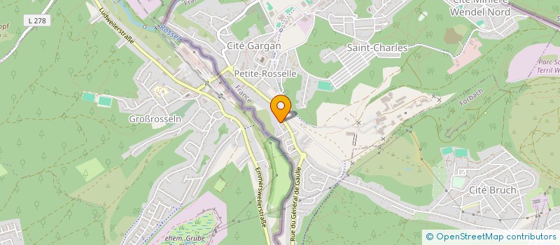 localisation de l'entreprise MONSIEUR CHRISTOPHE FREIMANN  PETITE-ROSSELLE