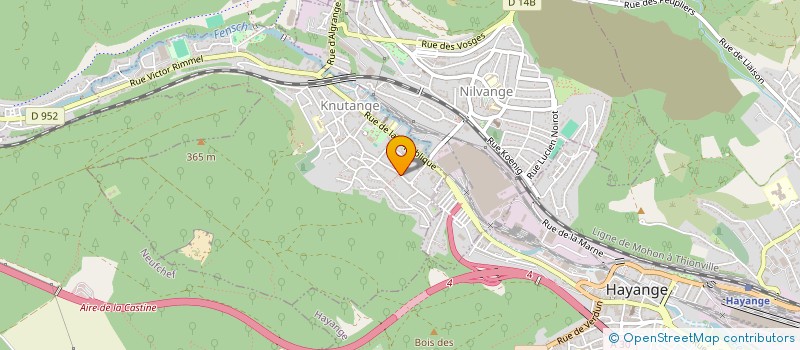 localisation de l'entreprise MONSIEUR CHRISTOPHE FRELING  KNUTANGE