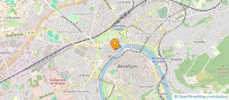 localisation de l'entreprise MONSIEUR CHRISTOPHE FREMION à BESANCON