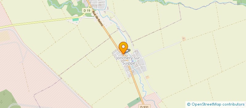 localisation de l'entreprise MONSIEUR CHRISTOPHE FRENOT  JONCHERY-SUR-SUIPPE
