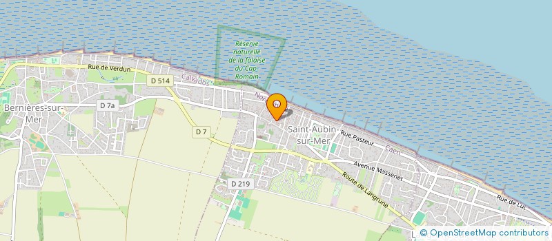 localisation de l'entreprise MONSIEUR CHRISTOPHE FRERE  SAINT-AUBIN-SUR-MER