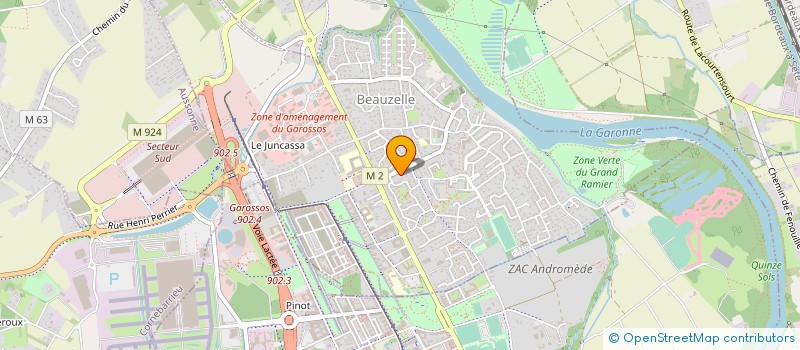 localisation de l'entreprise MONSIEUR CHRISTOPHE FREREBEAU  BEAUZELLE