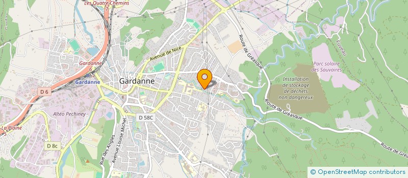 localisation de l'entreprise MONSIEUR CHRISTOPHE FRESARD à GARDANNE