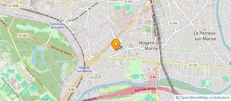 localisation de l'entreprise MONSIEUR CHRISTOPHE FRESNEL à NOGENT-SUR-MARNE