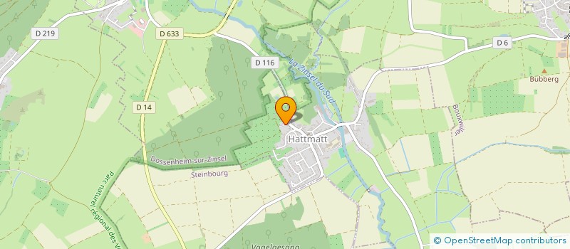 localisation de l'entreprise MONSIEUR CHRISTOPHE FRIEDRICH  HATTMATT