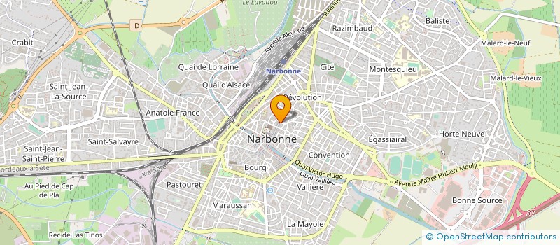 localisation de l'entreprise MONSIEUR CHRISTOPHE FRIGNET  NARBONNE