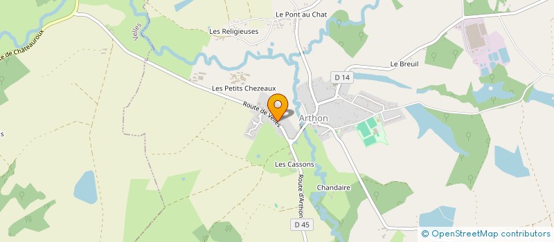localisation de l'entreprise MONSIEUR CHRISTOPHE FRIQUET à ARTHON