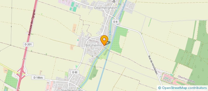 localisation de l'entreprise MONSIEUR CHRISTOPHE FRITZ  OBERHERGHEIM