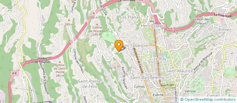 localisation de l'entreprise MONSIEUR CHRISTOPHE FUGLISTALLER à NICE