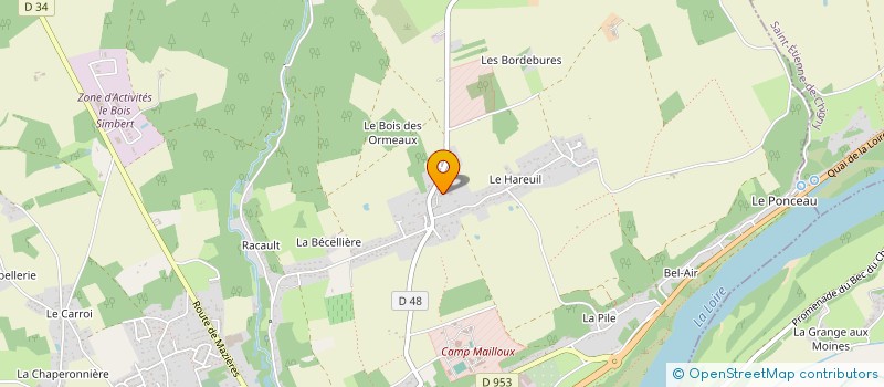 localisation de l'entreprise MONSIEUR CHRISTOPHE FUMOLEAU  CINQ-MARS-LA-PILE