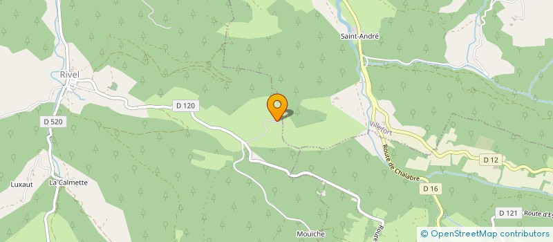 localisation de l'entreprise MONSIEUR CHRISTOPHE GABEL  PUIVERT