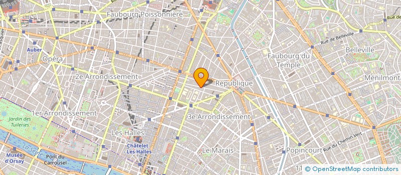 localisation de l'entreprise MONSIEUR CHRISTOPHE GABILLAUD  PARIS