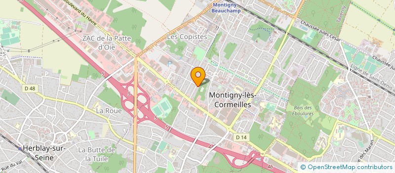 localisation de l'entreprise MONSIEUR CHRISTOPHE GABRIEL à MONTIGNY-LES-CORMEILLES