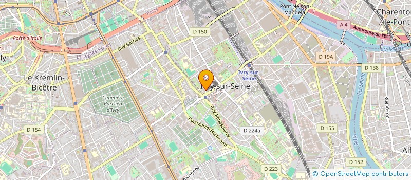 localisation de l'entreprise MONSIEUR CHRISTOPHE GABRIELIDES  IVRY-SUR-SEINE