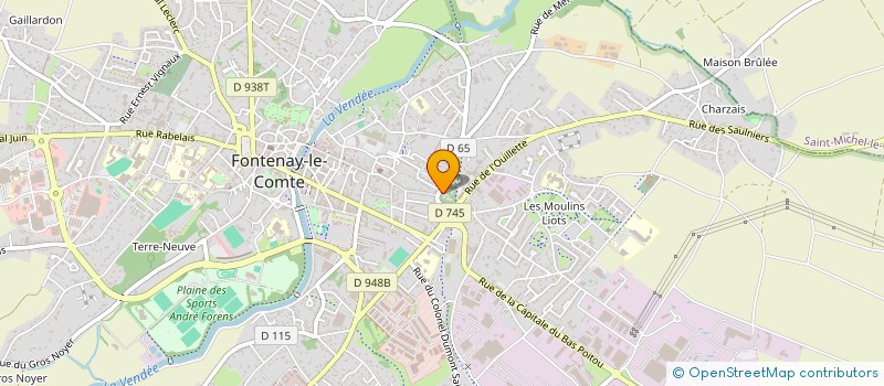 localisation de l'entreprise MONSIEUR CHRISTOPHE GACHIGNARD à FONTENAY-LE-COMTE