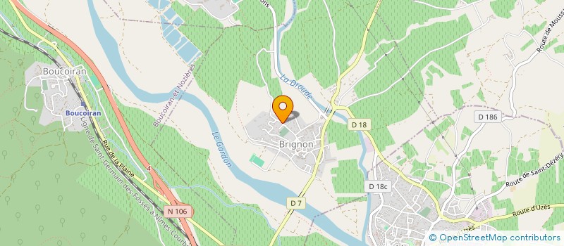 localisation de l'entreprise MONSIEUR CHRISTOPHE GACHON  BRIGNON