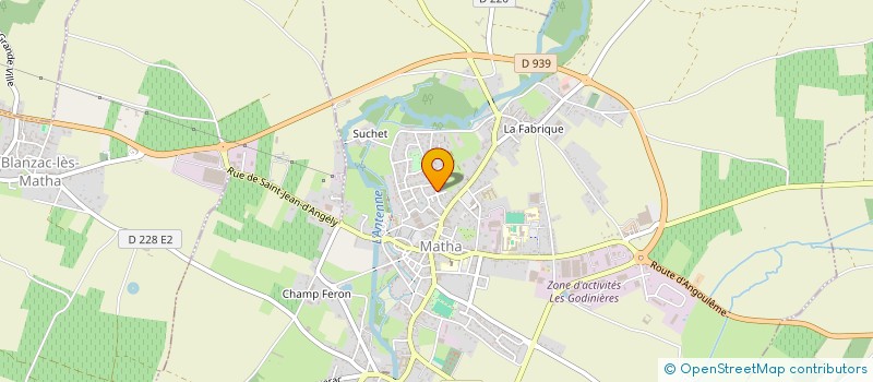 localisation de l'entreprise MONSIEUR CHRISTOPHE GACOUGNOLLE à MATHA