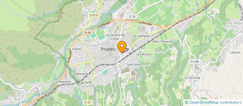 localisation de l'entreprise MONSIEUR CHRISTOPHE GADEA à PRADES
