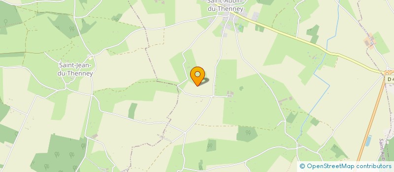 localisation de l'entreprise MONSIEUR CHRISTOPHE GADEYNE  SAINT-AUBIN-DU-THENNEY