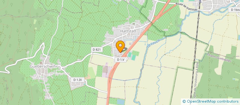 localisation de l'entreprise MONSIEUR CHRISTOPHE GAERING  HATTSTATT