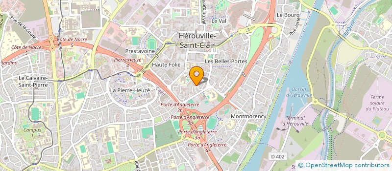 localisation de l'entreprise MONSIEUR CHRISTOPHE GAHERY à HEROUVILLE SAINT CLAIR