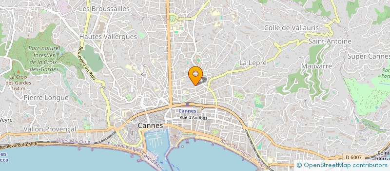 localisation de l'entreprise MONSIEUR CHRISTOPHE GAILLARD à CANNES