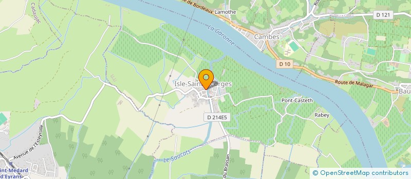 localisation de l'entreprise MONSIEUR CHRISTOPHE GAILLARD  ISLE-SAINT-GEORGES