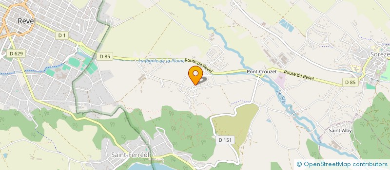 localisation de l'entreprise MONSIEUR CHRISTOPHE GAINCHE  SOREZE