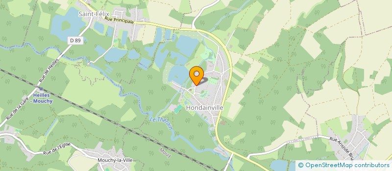 localisation de l'entreprise MONSIEUR CHRISTOPHE GAINE  HONDAINVILLE