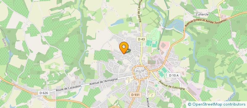 localisation de l'entreprise MONSIEUR CHRISTOPHE GALAN  EAUZE