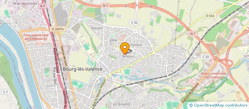 localisation de l'entreprise MONSIEUR CHRISTOPHE GALATI à BOURG-LES-VALENCE