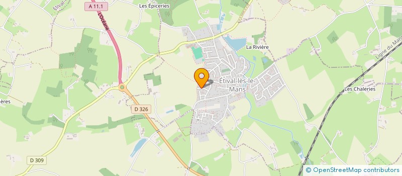 localisation de l'entreprise MONSIEUR CHRISTOPHE GALIENNE  ETIVAL-LES-LE-MANS