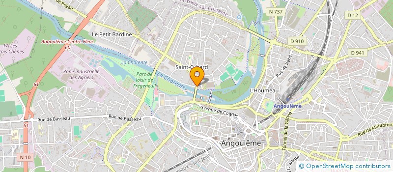 localisation de l'entreprise MONSIEUR CHRISTOPHE GALLAIS à ANGOULEME